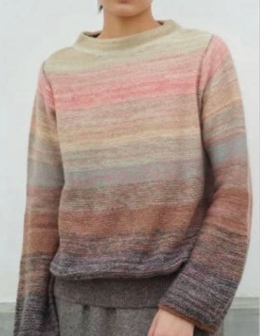 パラスパレス　グラデーション長袖セーター