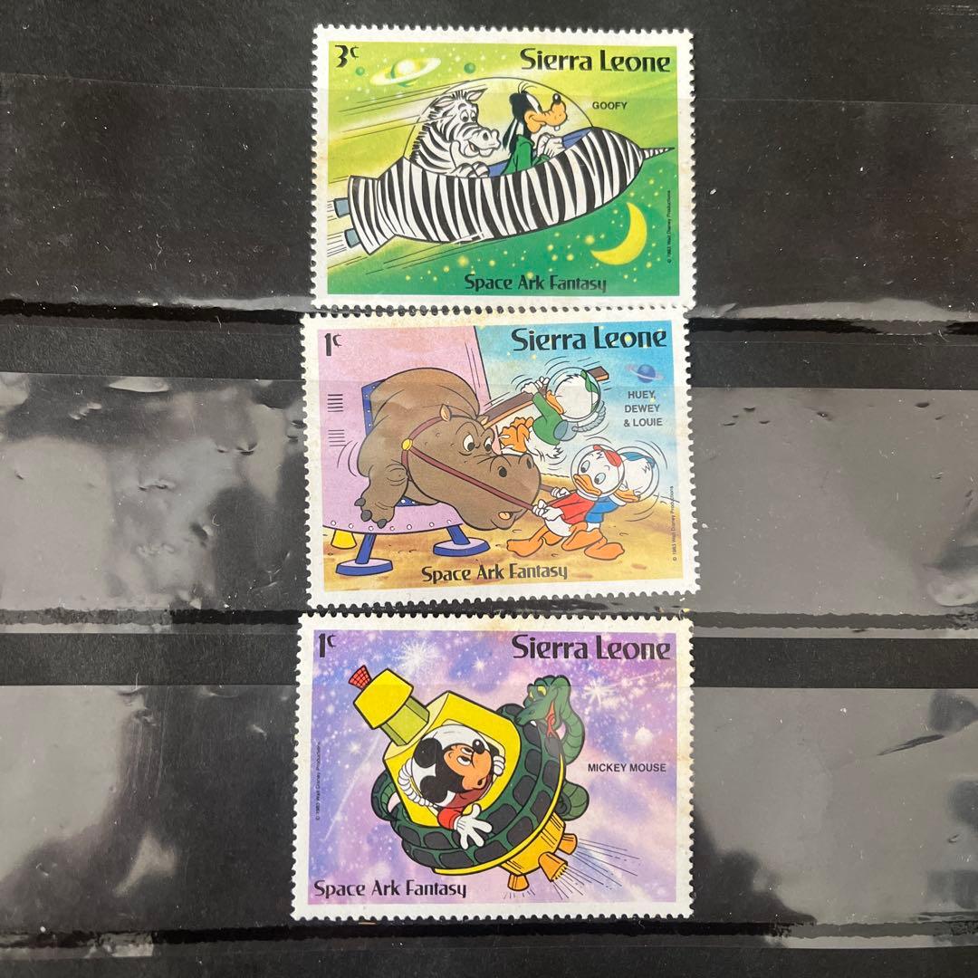 シエラレオネ共和国 アニメーション切手セット ディズニー レア 貴重