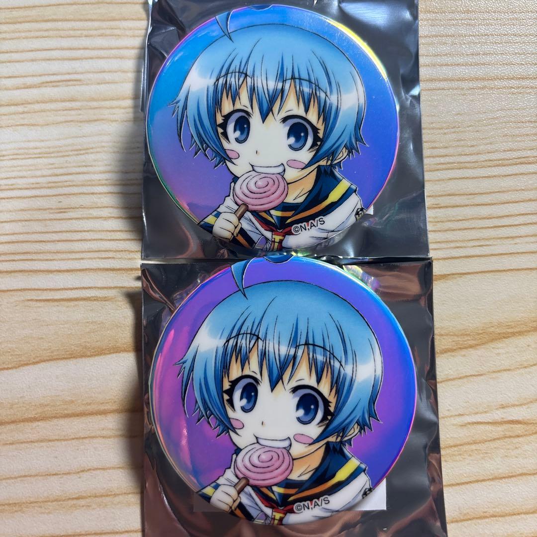 めだかボックス 不知火半袖 オーロラ 缶バッジ 限定 2点セット - メルカリ