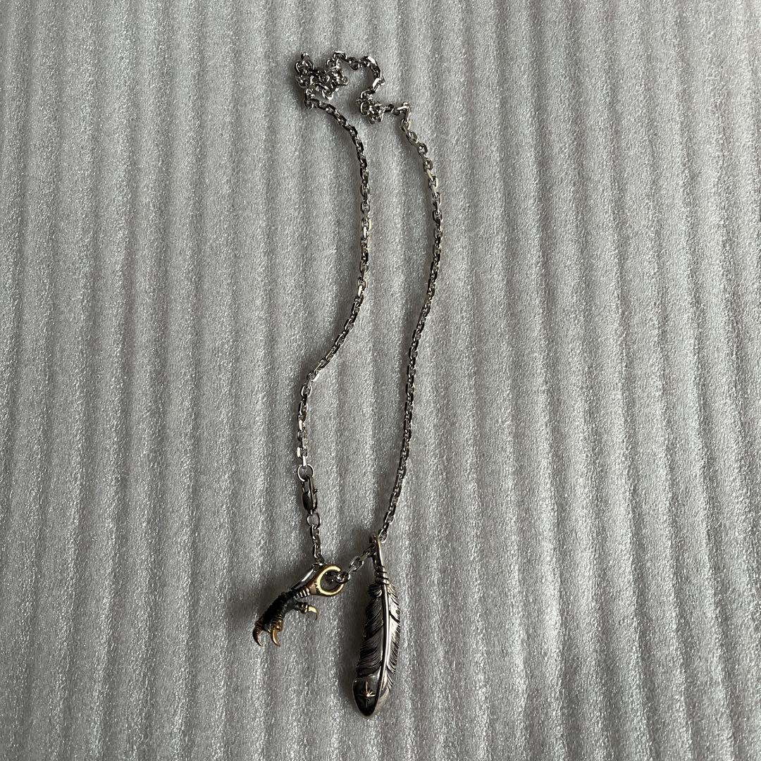 SAAD ネックレス　トップ　フェザー イーグルクロー