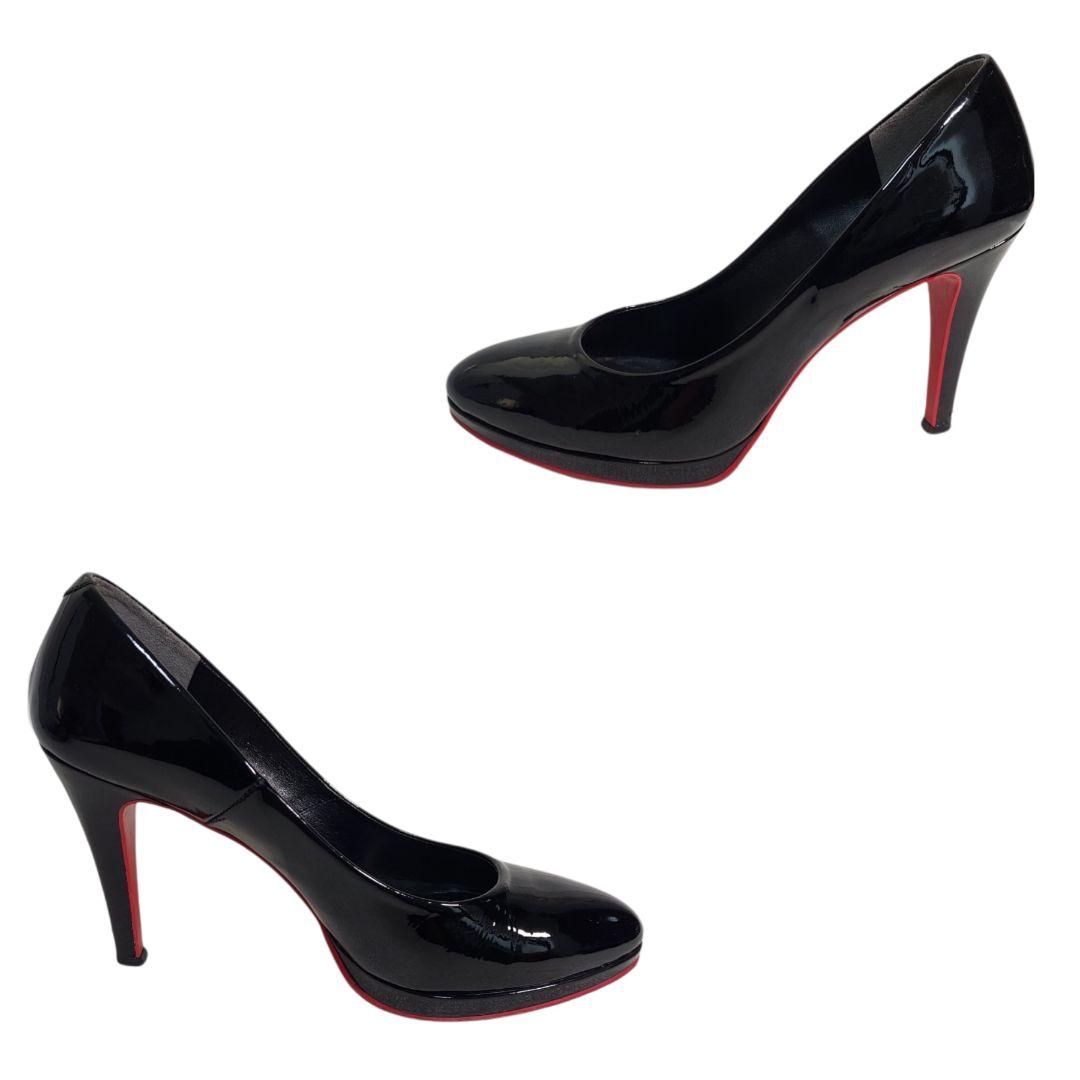 DIANA ダイアナ ハイヒール レッドソール エナメル ブラック - メルカリ