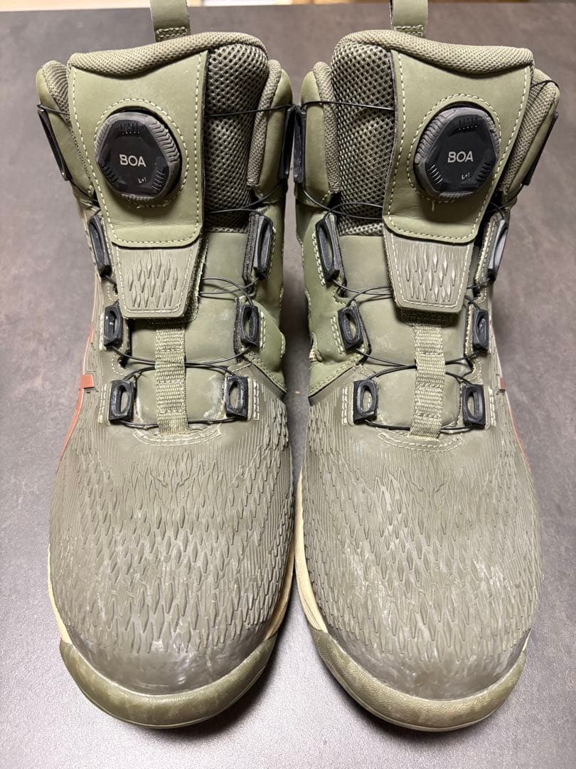 アシックス ウィンジョブ CP122 BOA ローズグリーン 27.5cm