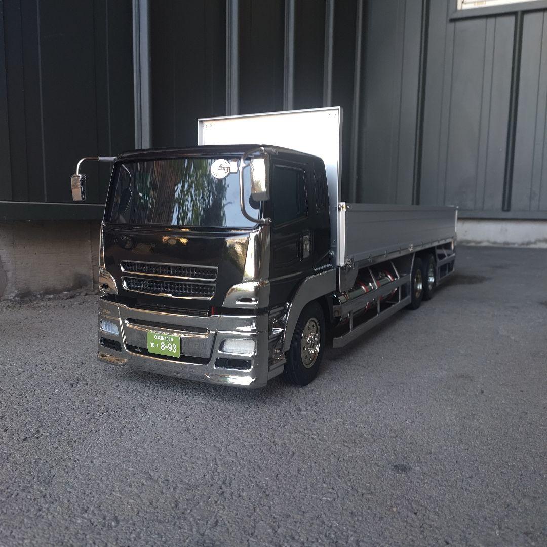 1/14タミヤトレーラートレーラー改造単車ムネトラキャビン - メルカリ