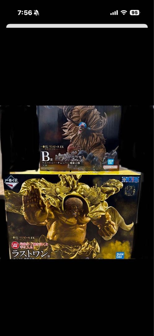 一番くじ ワンピース EX B賞 トニートニーチョッパー、ラストワン賞センゴク