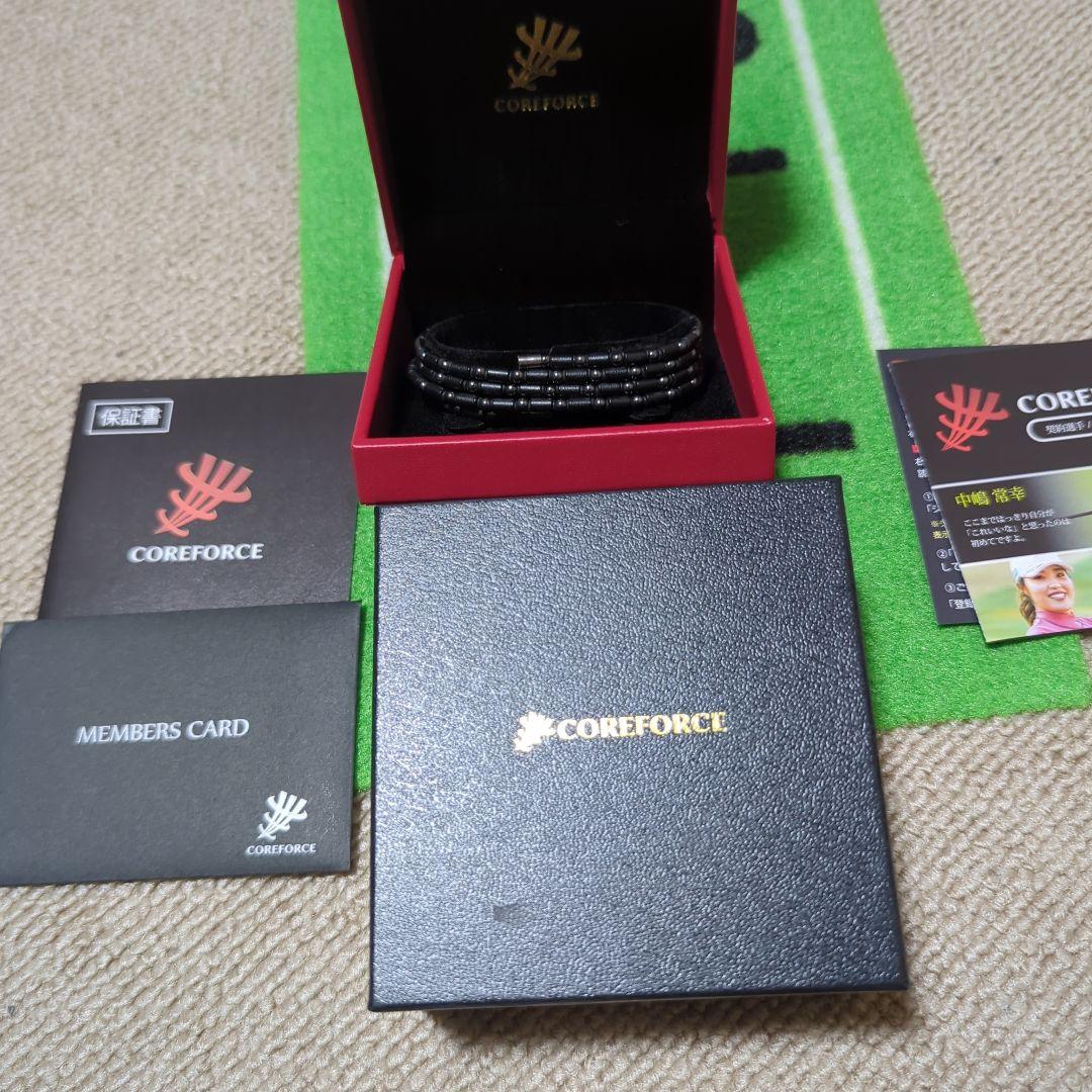 COREFORCE ブラック ネックレス70cm
