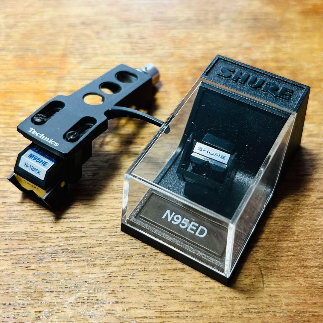 SHURE M95HE MM型フォノカートリッジ + シェル + 交換針2本 Yahoo!オークション -「shure m95he」(交換針、カートリッジ) (ターン