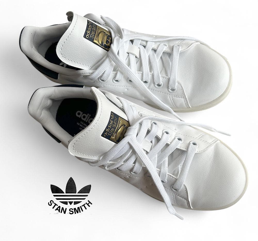 未使用級 アディダス スタンスミス ゴルフシューズ 白✕ネイビー 23.5cm