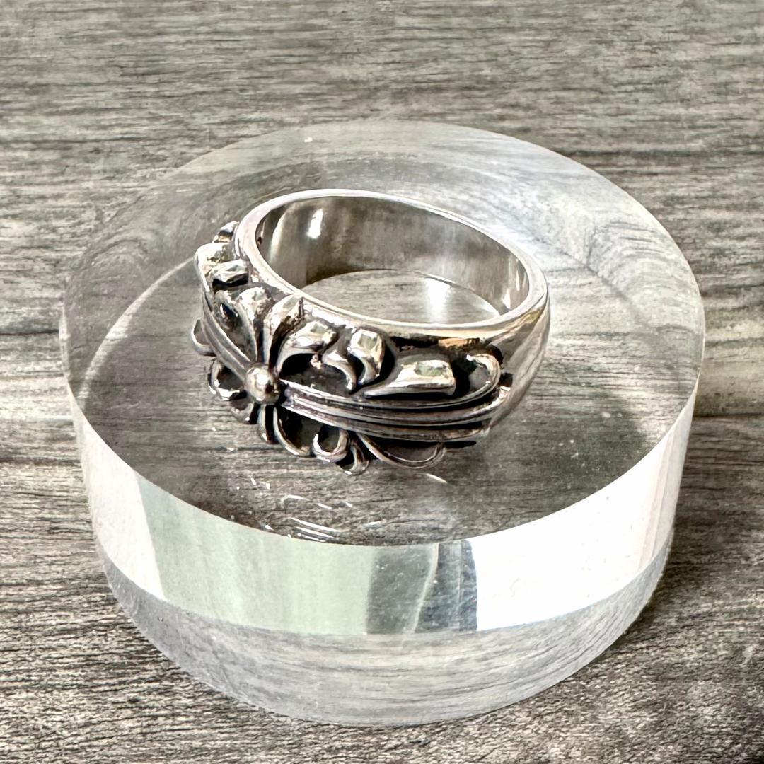 フローラルクロスモチーフ 指輪 リング ゴシック調 シルバー 23号他