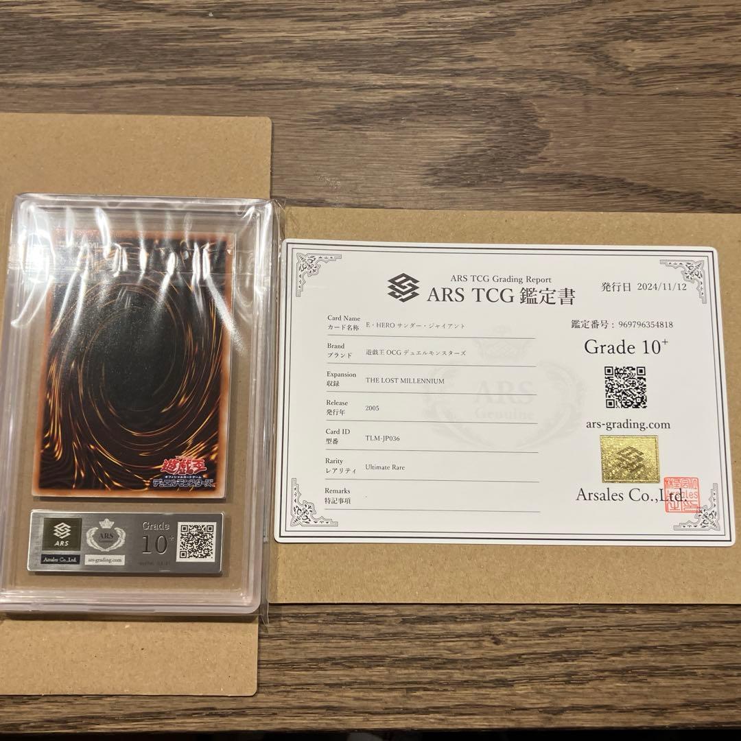世界に1枚】遊戯王 E・HERO サンダー・ジャイアント レリーフars10＋