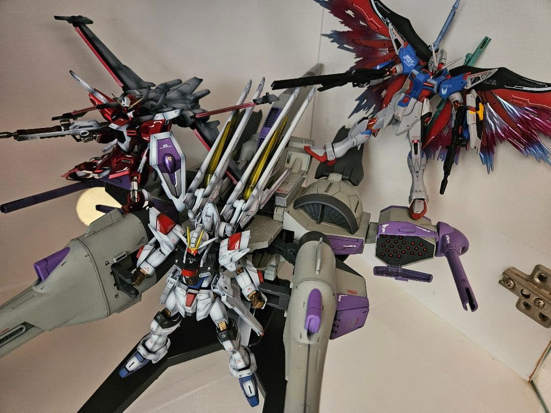 ミーティア、マイティーフリーダム、インフィニットジャスティス弐式、デスティニー2