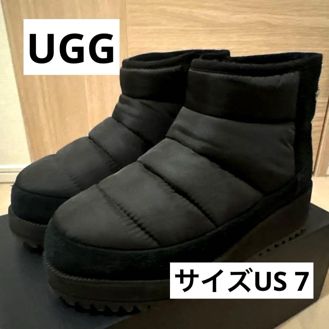 UGG 防水スエードショートブーツ ブラック