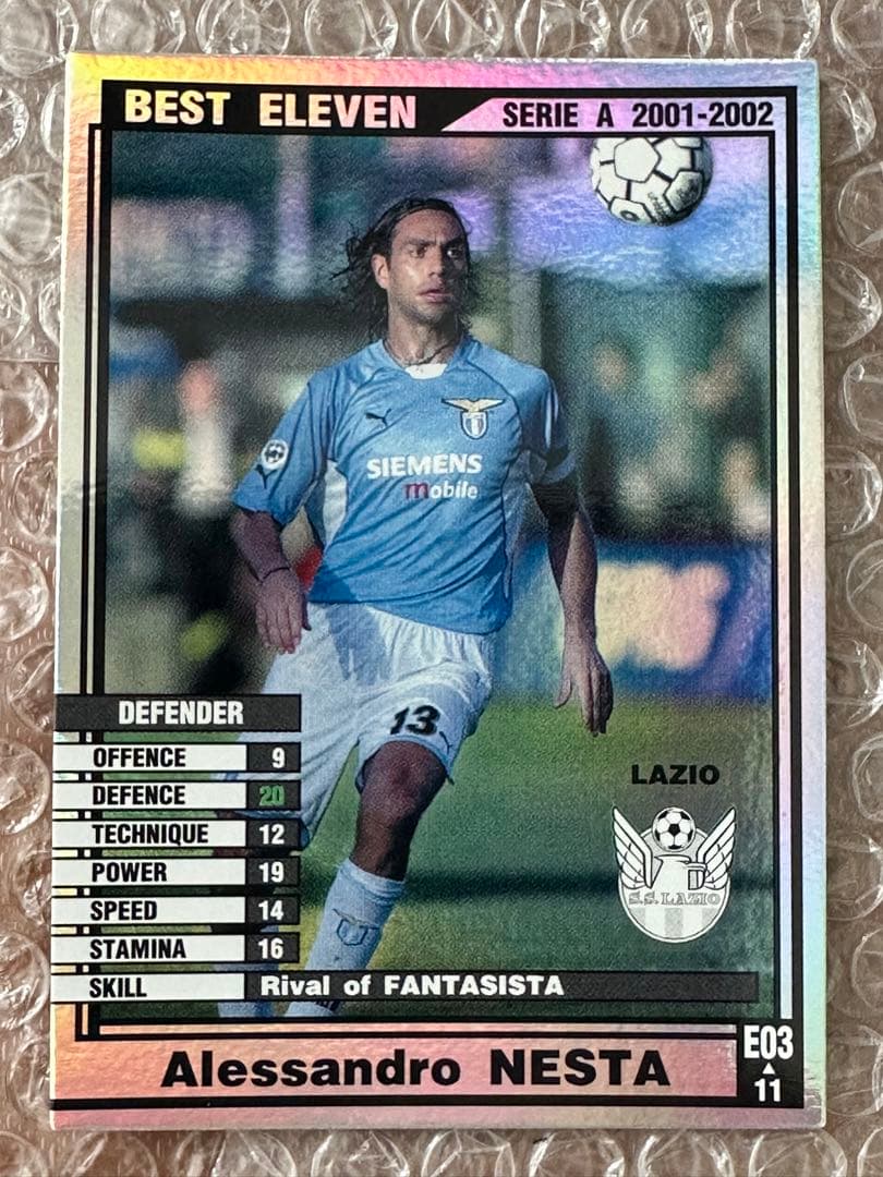 WCCF 01-02 アレッサンドロ・ネスタ ラツィオ BEST ELEVEN - メルカリ