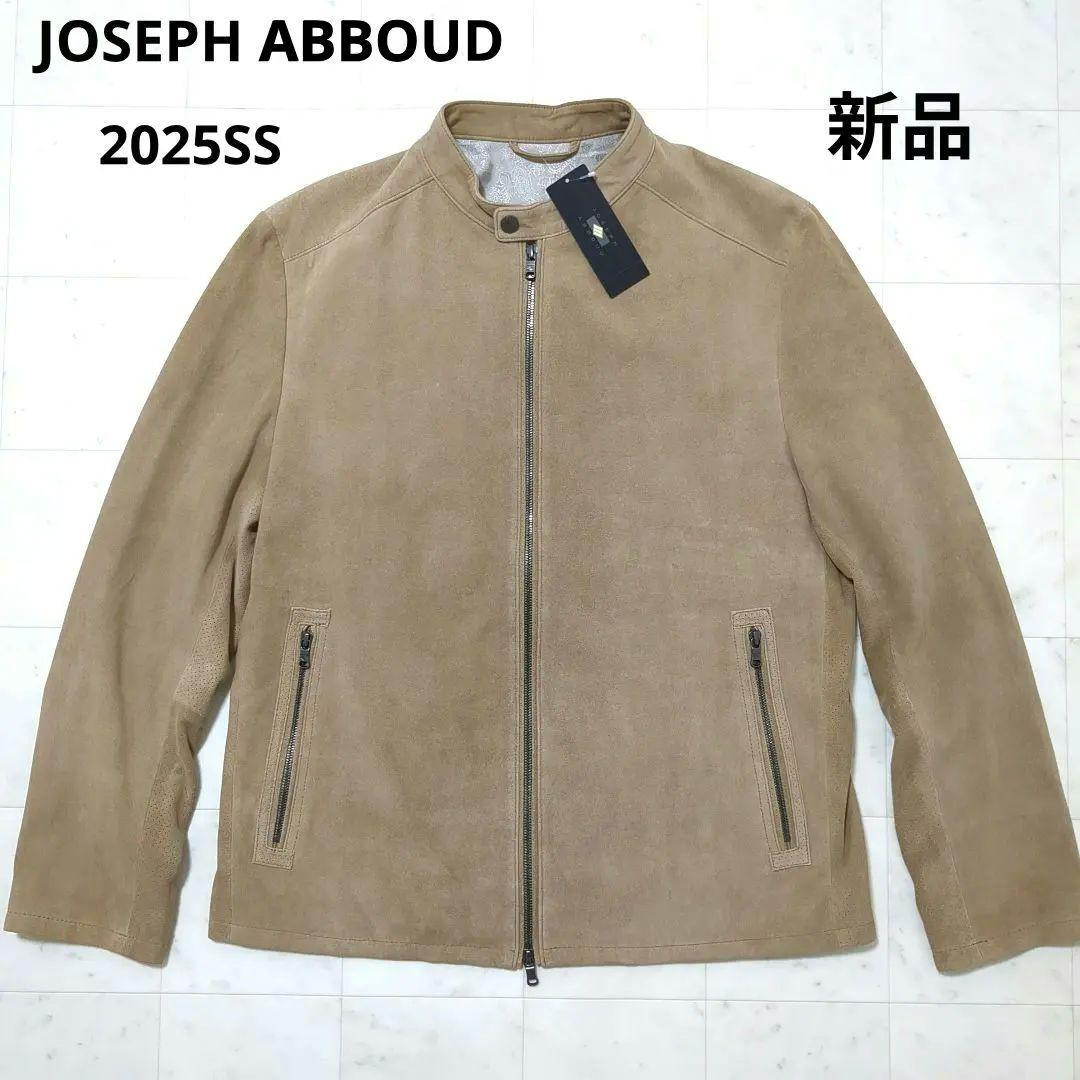 新品 2025SS JOSEPH ABBOUD ゴートスエードシングルライダース JOSEPH ABBOUD (Men)のメンズジャケット・アウター | メンズ | 三越