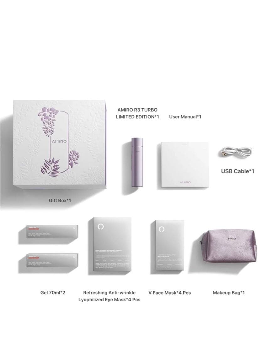 ボディ・フェイスケア AMIRO R3 Turbo Facial RF Skin
