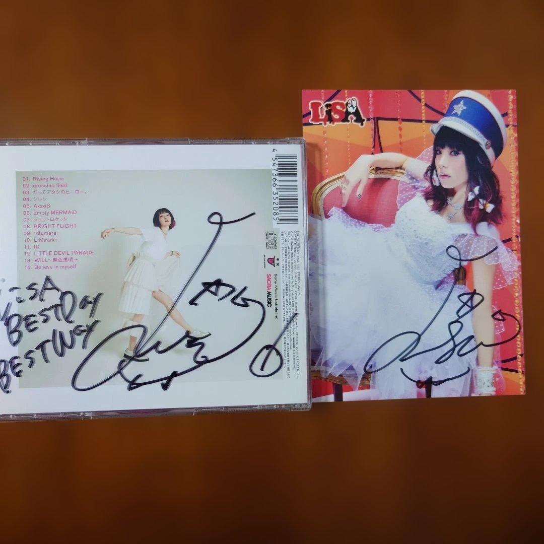 LiSA BEST-Day- ポストカード サイン - メルカリ