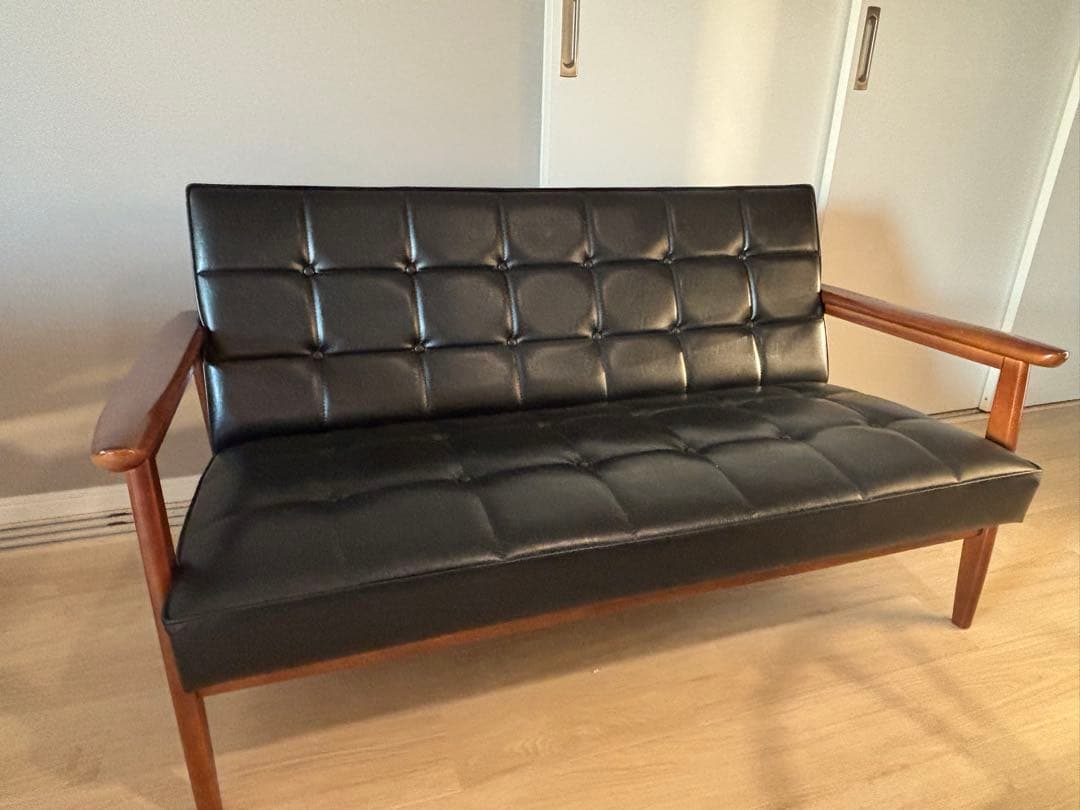 カリモク60 Kチェア 2シーター【美品】