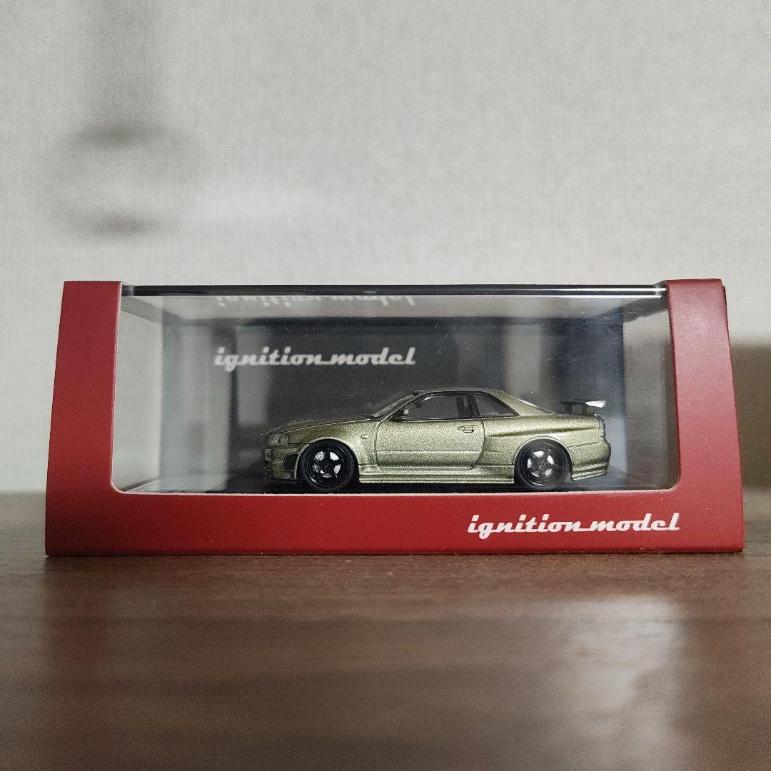イグニッションモデル　ニスモ　R34GT-R　1/64　ミニカー　1873
