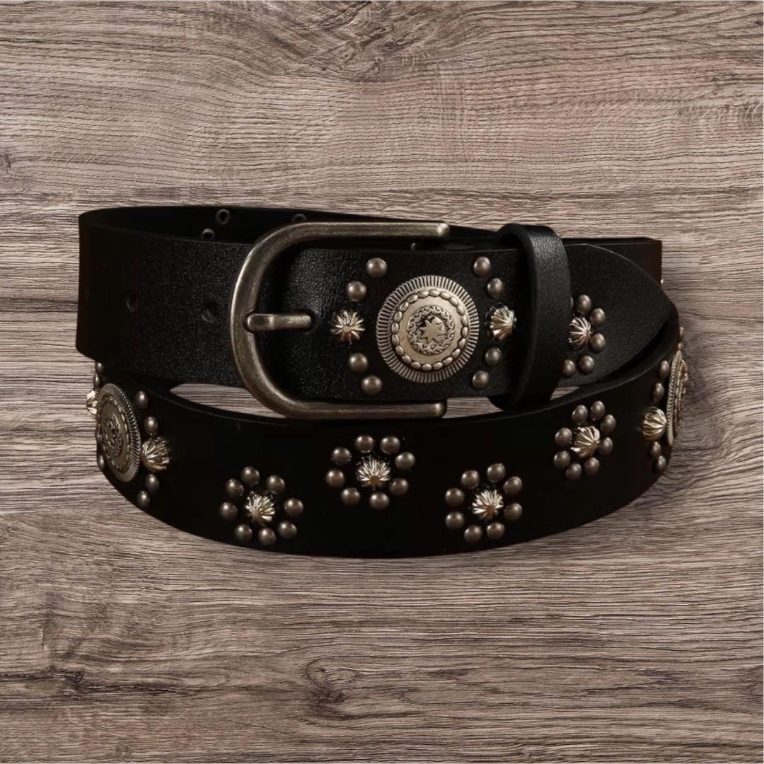 スタッツベルト ウエスタンベルト アメカジ ロック グランジ y2k