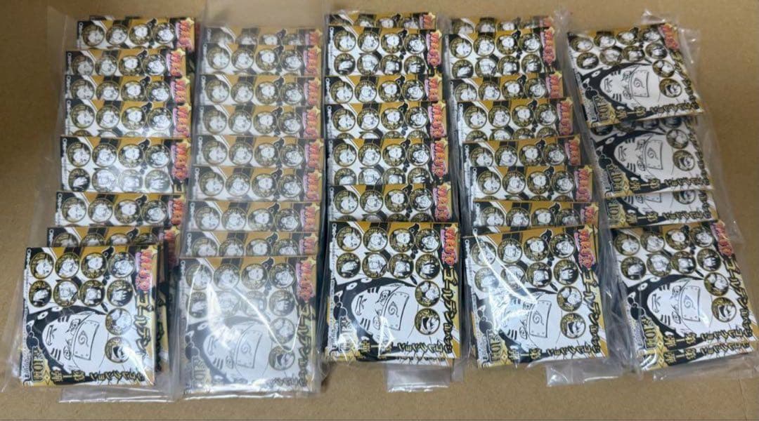 NARUTO ナルト ゴールデン缶バッジコレクション第1弾 未開封 50個