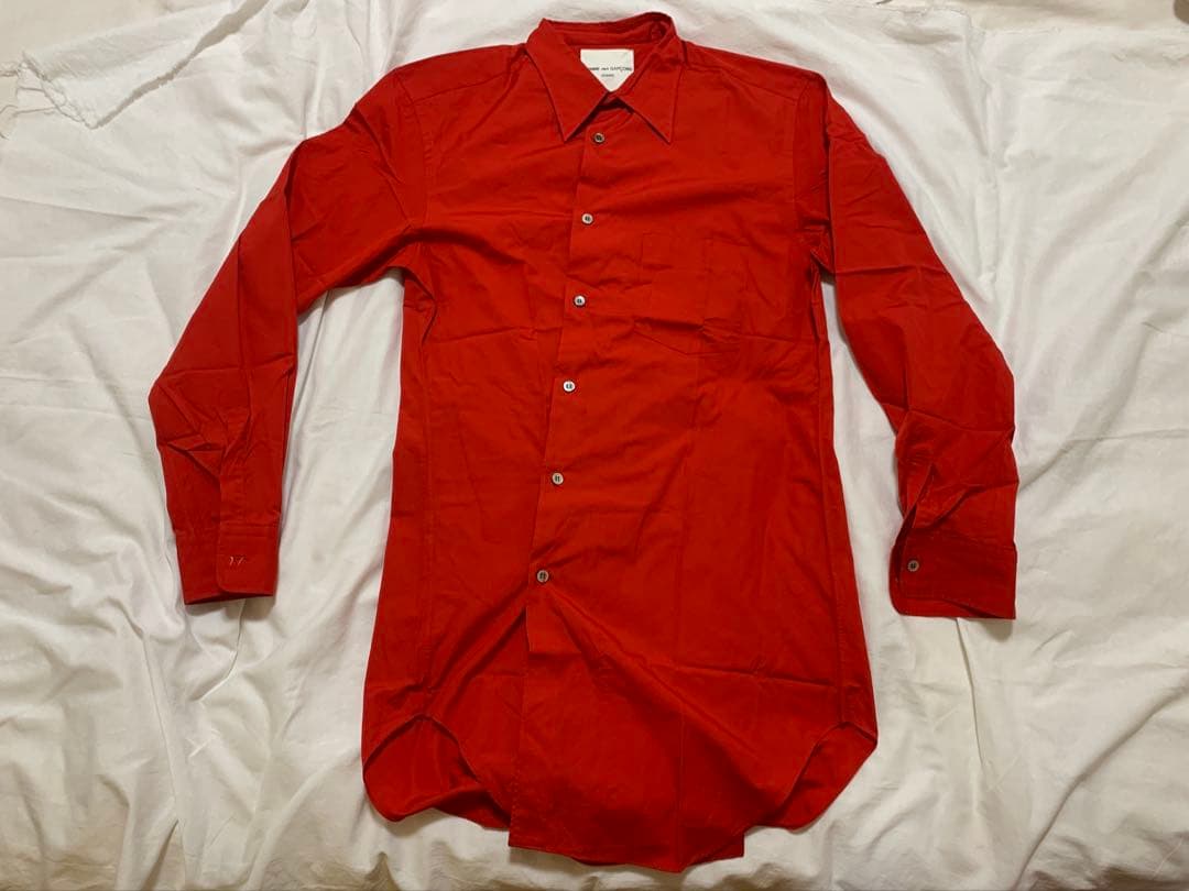 コムデギャルソンオム 変形アシンメトリー 長袖シャツ 90's