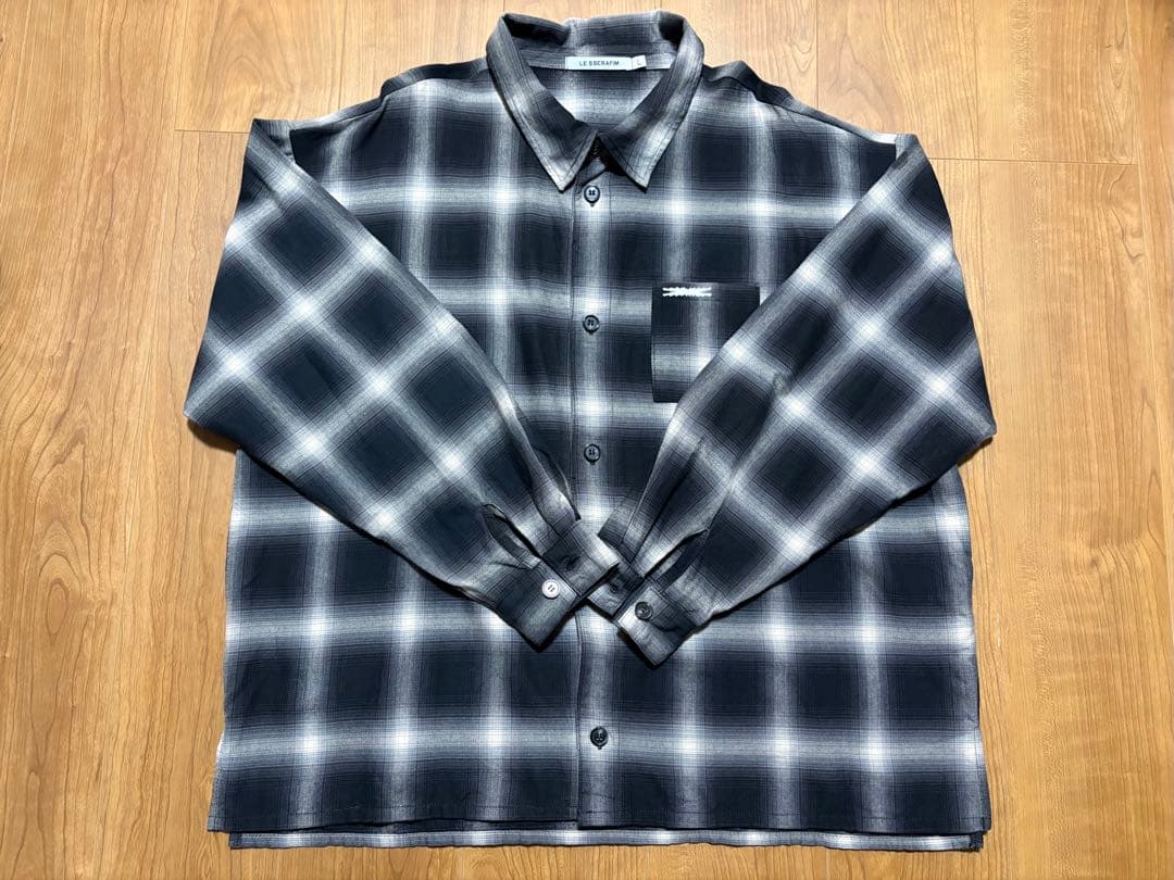 LE SSERAFIM EASY CRAZY HOT チェックシャツ L - メルカリ