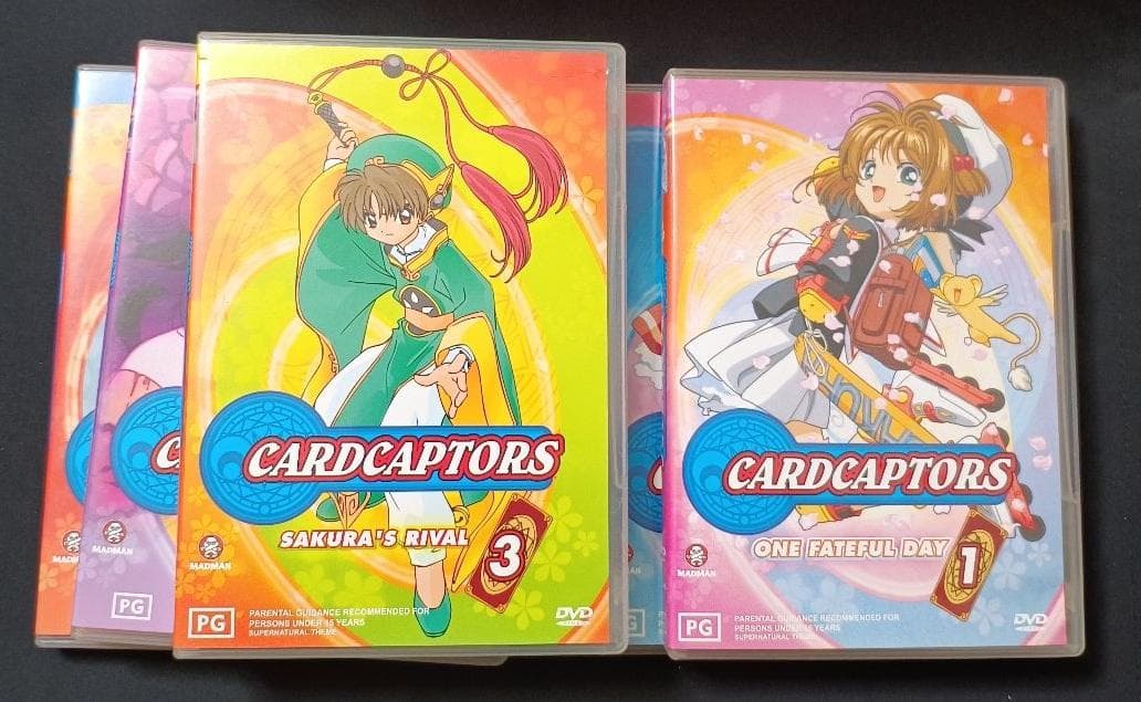 ＜レア品＞　オージー版　カードキャプターさくら DVDセット ５巻