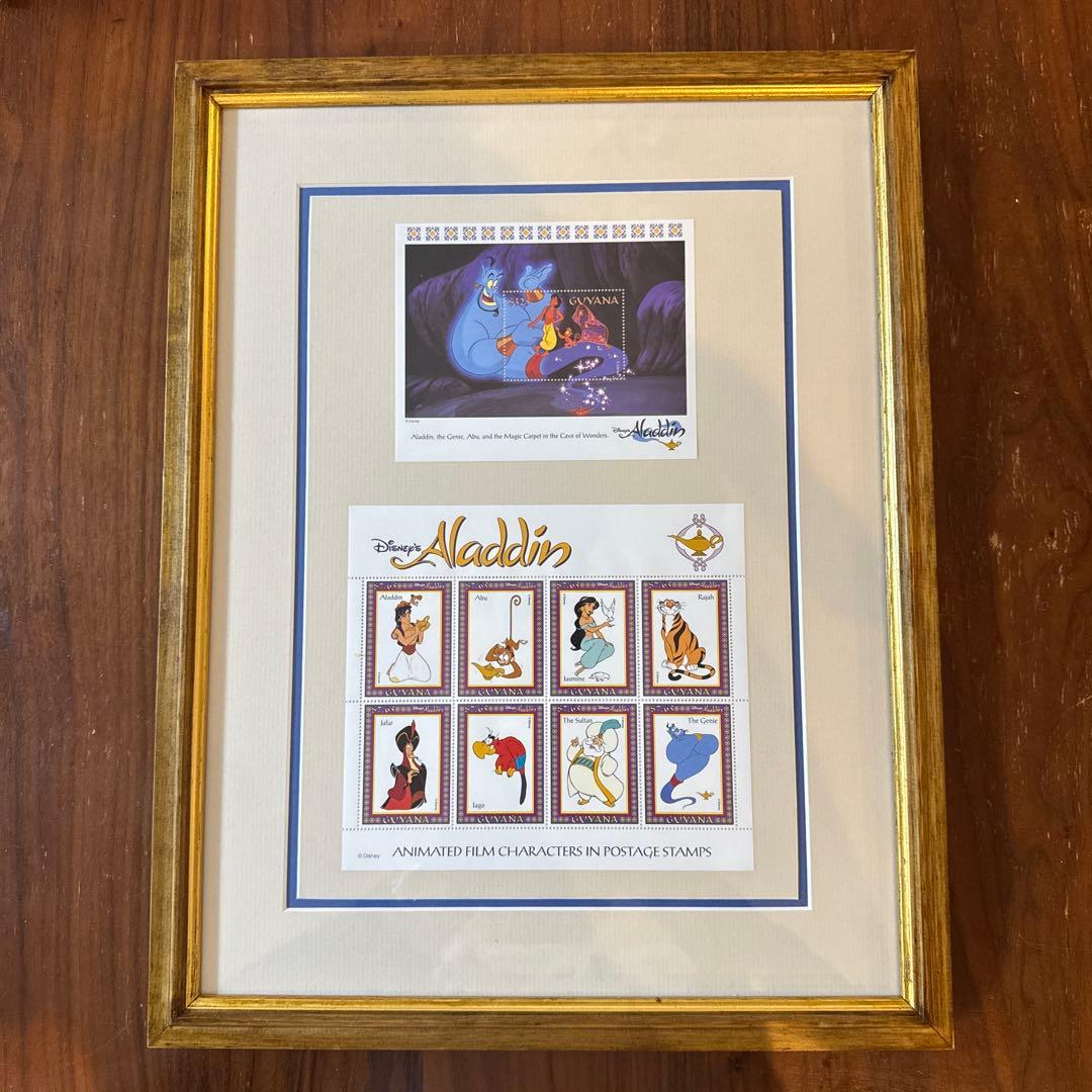 Disney Aladdin 切手フレーム