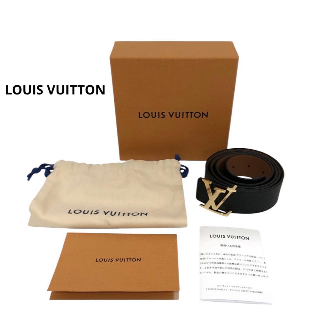 LOUIS VUITTON M9151T LV イニシャル レザーベルト