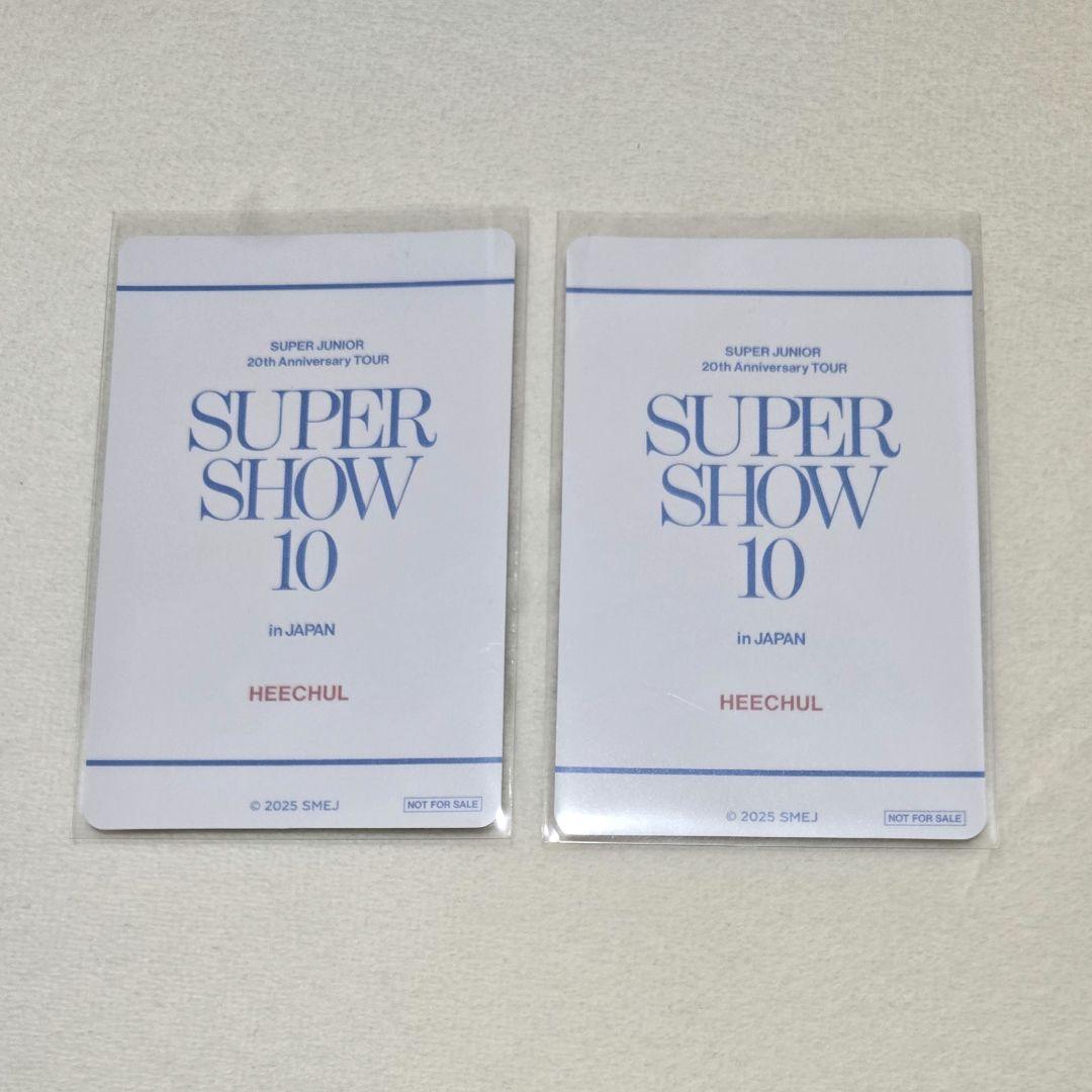 SUPERJUNIOR ヒチョル SS10 EC購入特典 トレカ 2枚セット - メルカリ