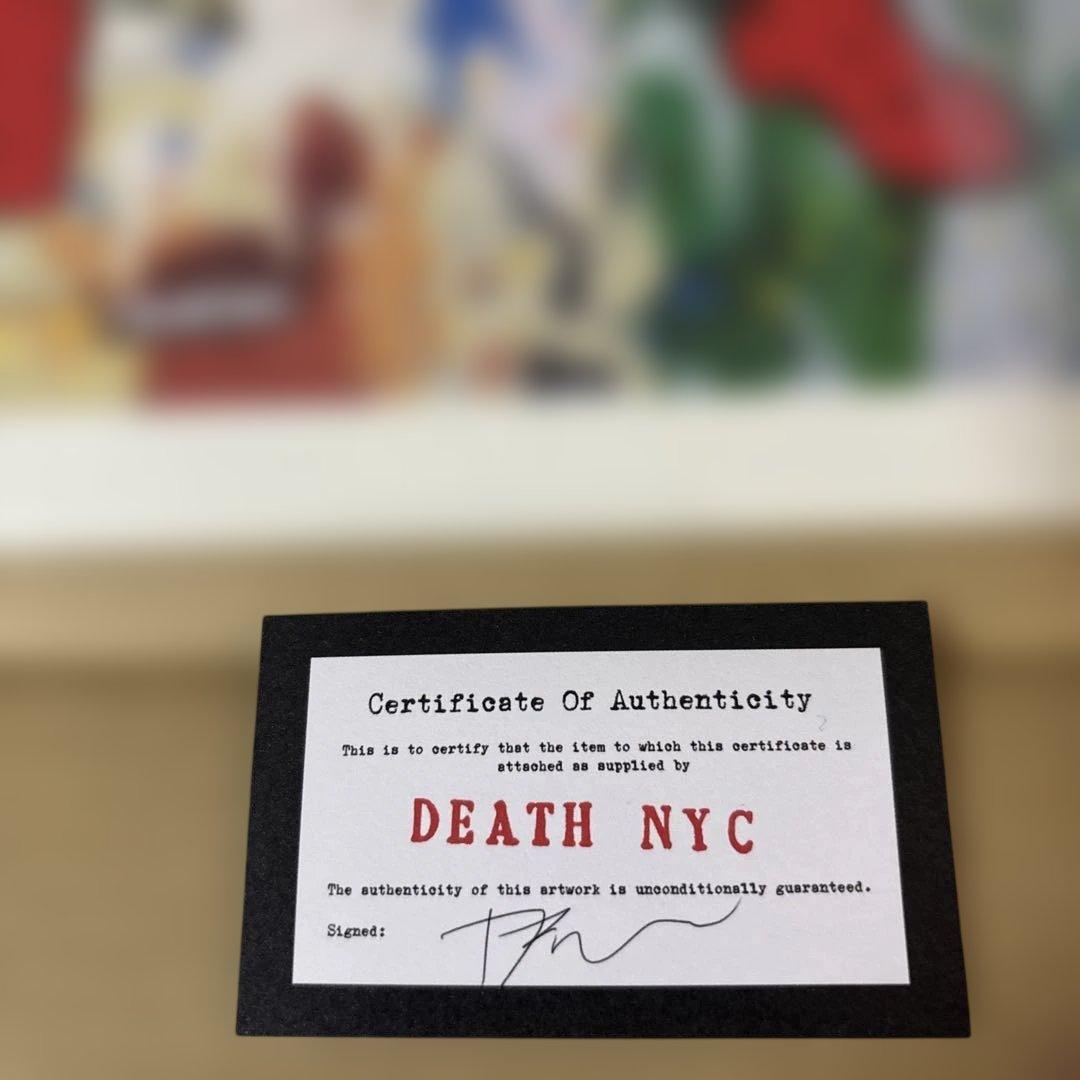 DEATH NYC スーパーマンとスヌーピー アート Rare 10/100 - メルカリ