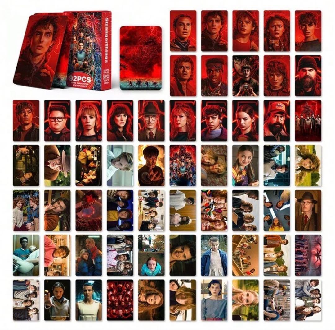 ストレンジャーシングス 92枚セット カード 60枚 ステッカー 32枚