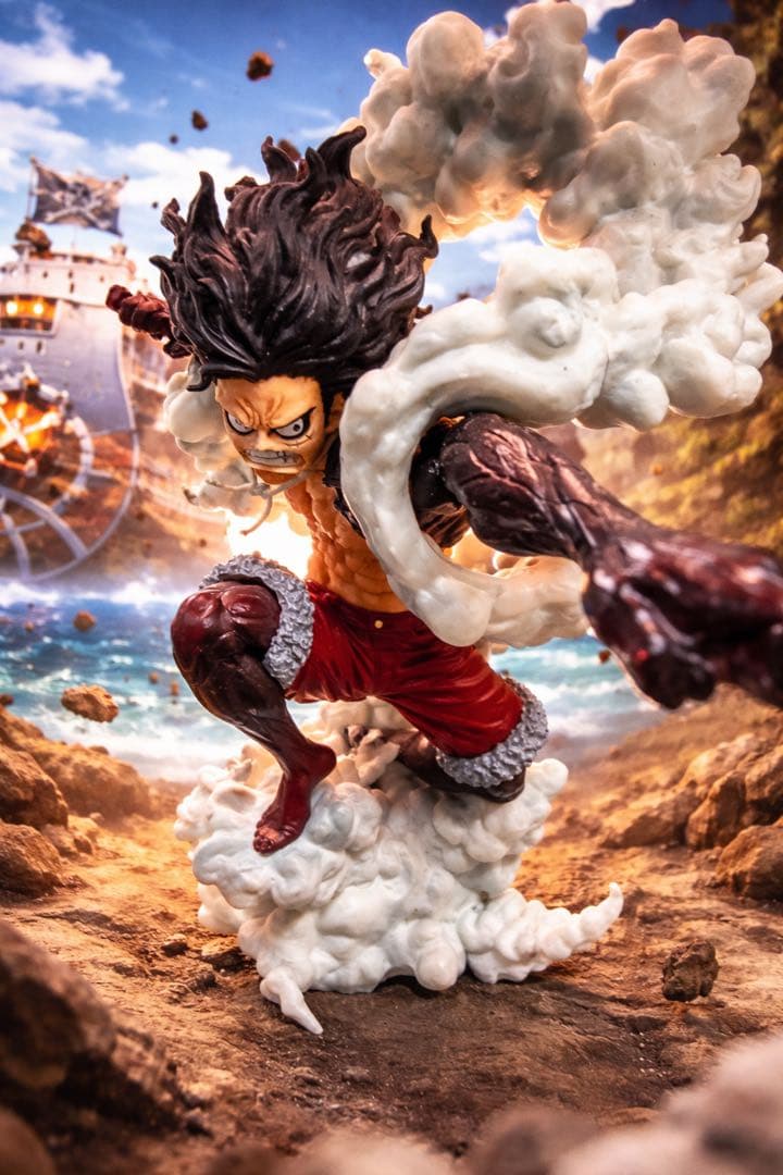 一番くじA賞　レア　ワンピース　フィギュア　ルフィー　ギア4 Amazon.co.jp: 一番くじ ワンピース 新四皇 C賞 四皇 モンキー・D