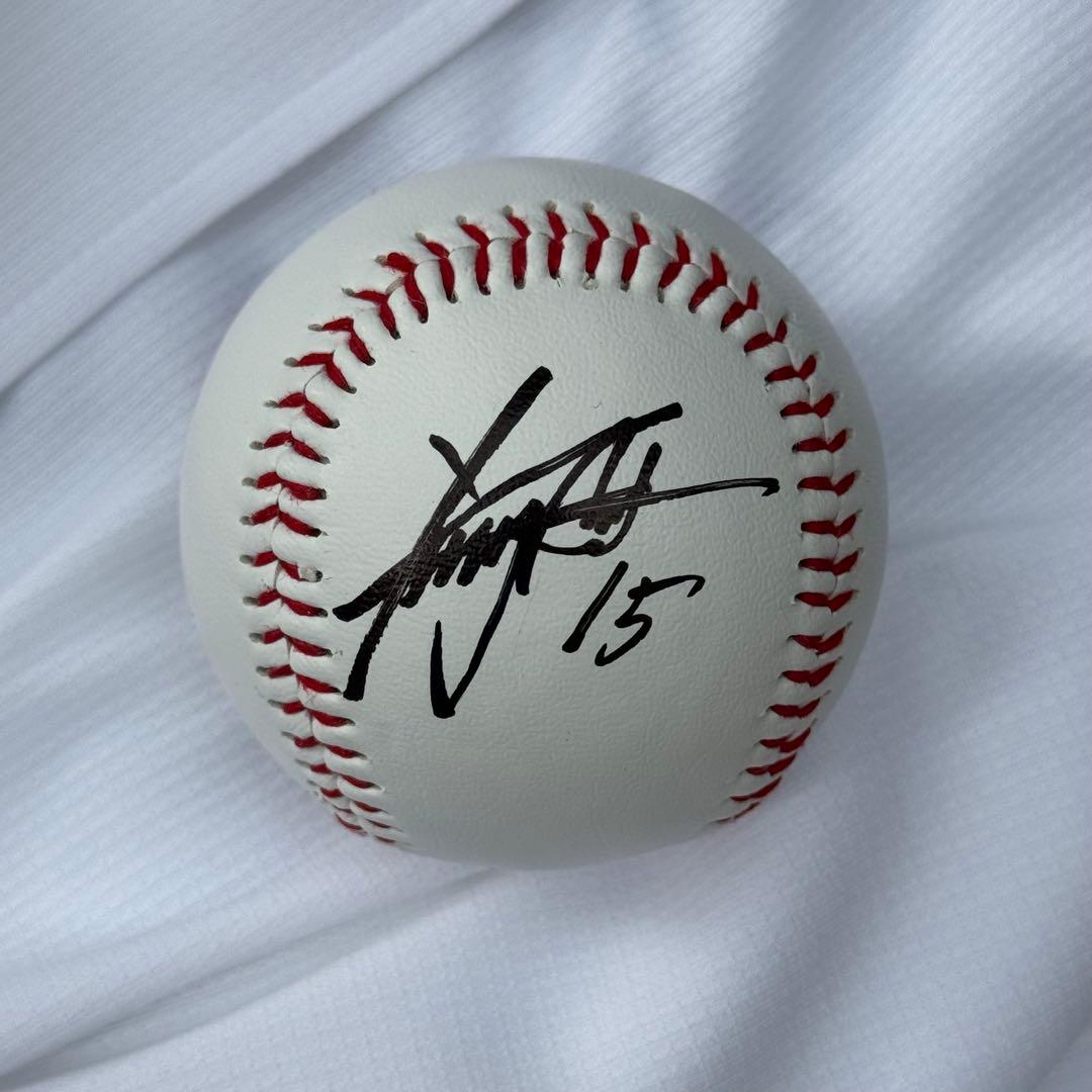 北海道日本ハムファイターズ 北山亘基 直筆サインボール 沖縄キャンプ