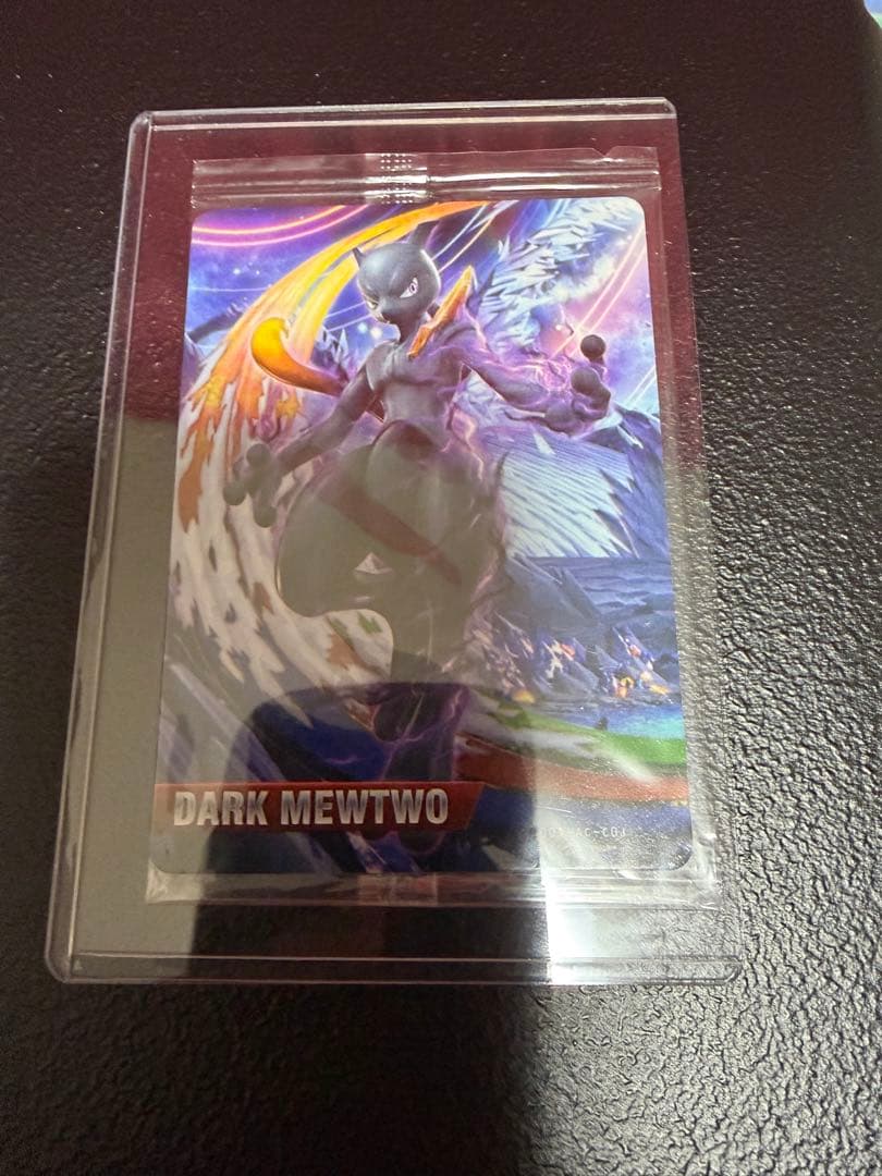 新品未開封　ダークミュウツー　amiiboカード ポッ拳 2015年12月26日（土）から予約開始！初回生産特典の「amiiboカード