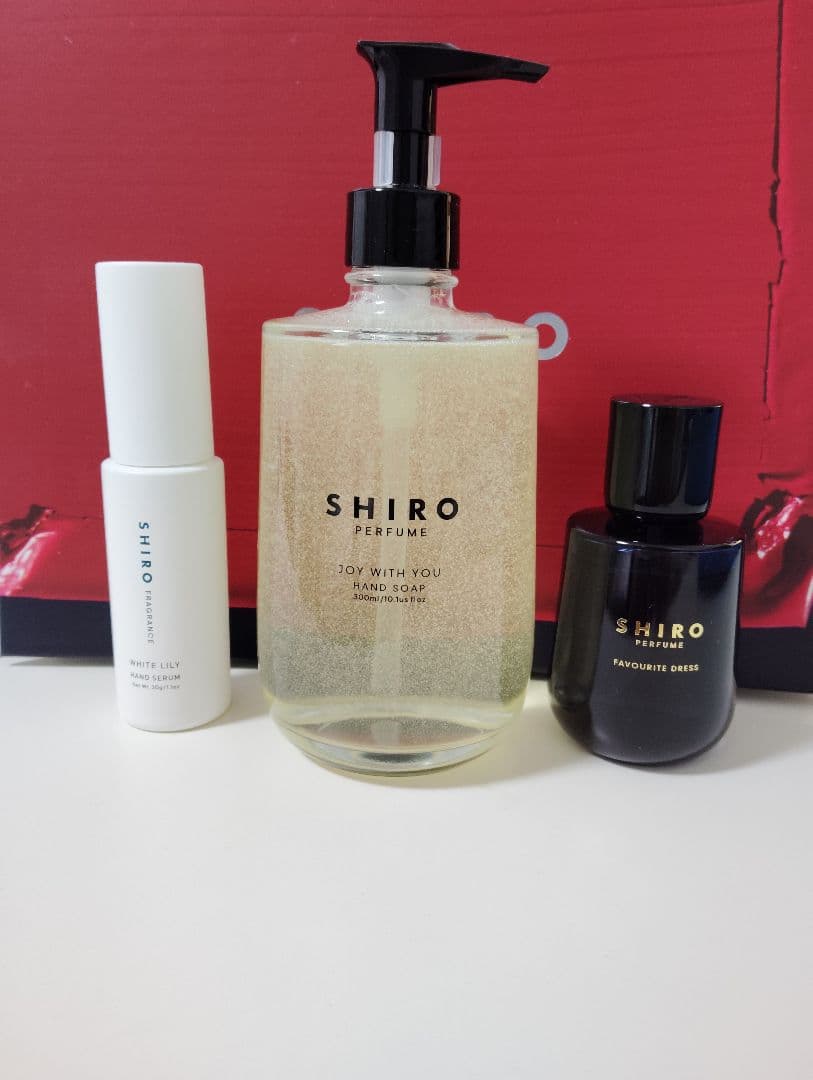 SHIRO ハンド美容液　ハンドソープ　香水　ケースなし　3点セット