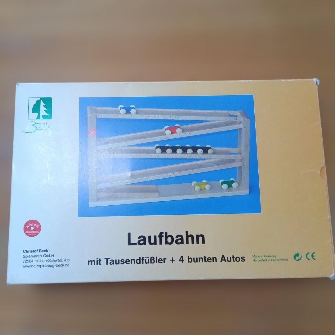 Laufbahn ベック社　トレインカースロープ知育玩具　木のおもちゃ　ドイツ製
