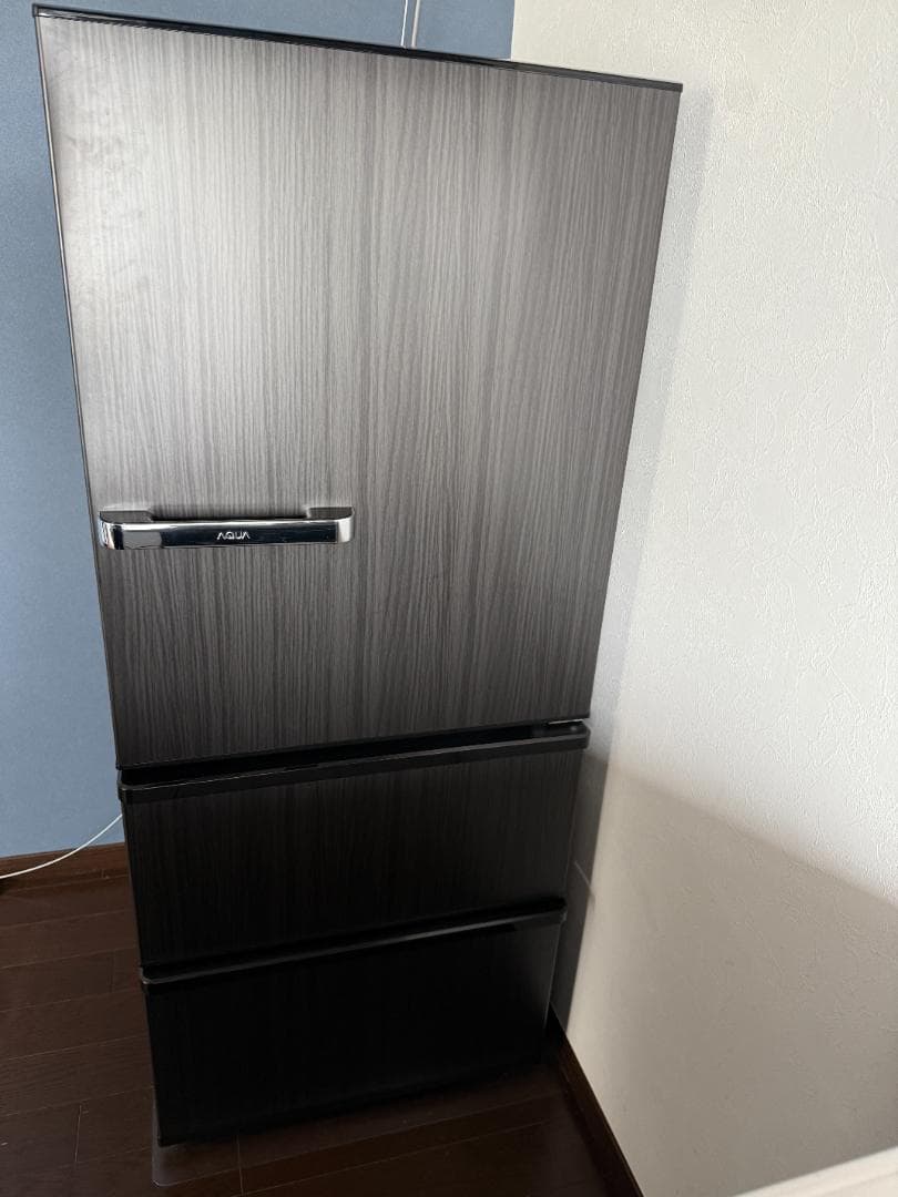 AQUA アクア 3ドア冷蔵庫 AQR-SV27M ブラック 美品 2022年製
