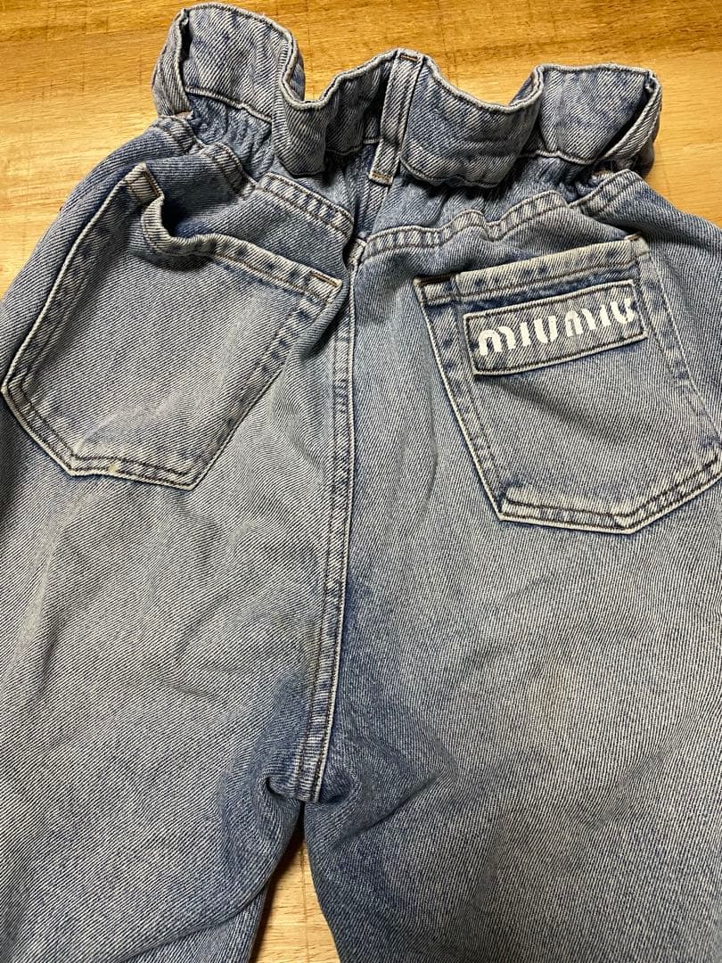 ⭐︎miumiu ハイウエストデニムパンツ 今月末削除