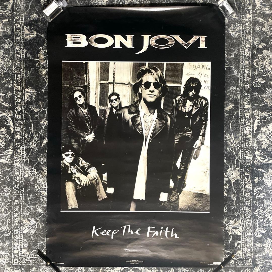 90s 当時物 非売品 BON JOVI Keep The Faith ポスター Amazon.co.jp: KEEP THE FAITH [Analog]: ミュージック