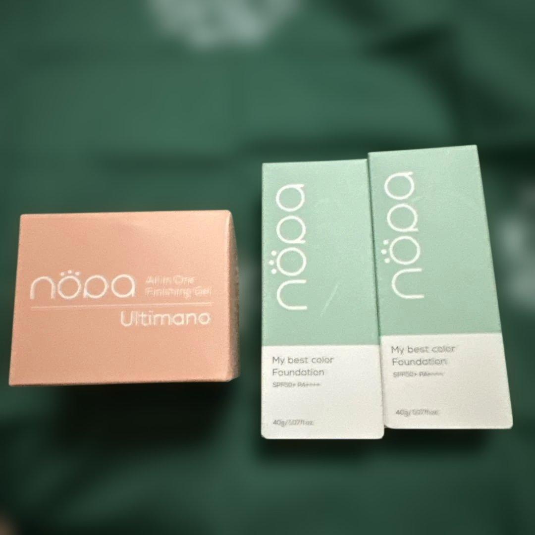 nopa ファンデーション２個&オールインワンゲル 全3点セット