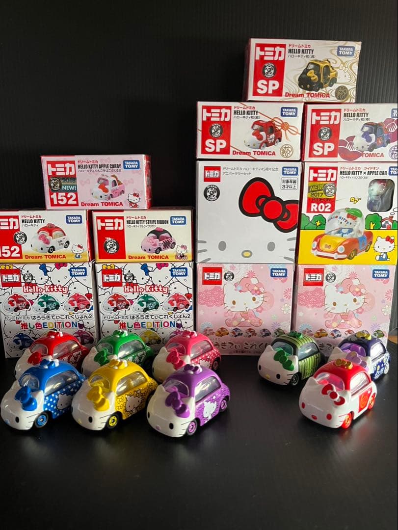 トミカ ハローキティ ミニカー 18個セット