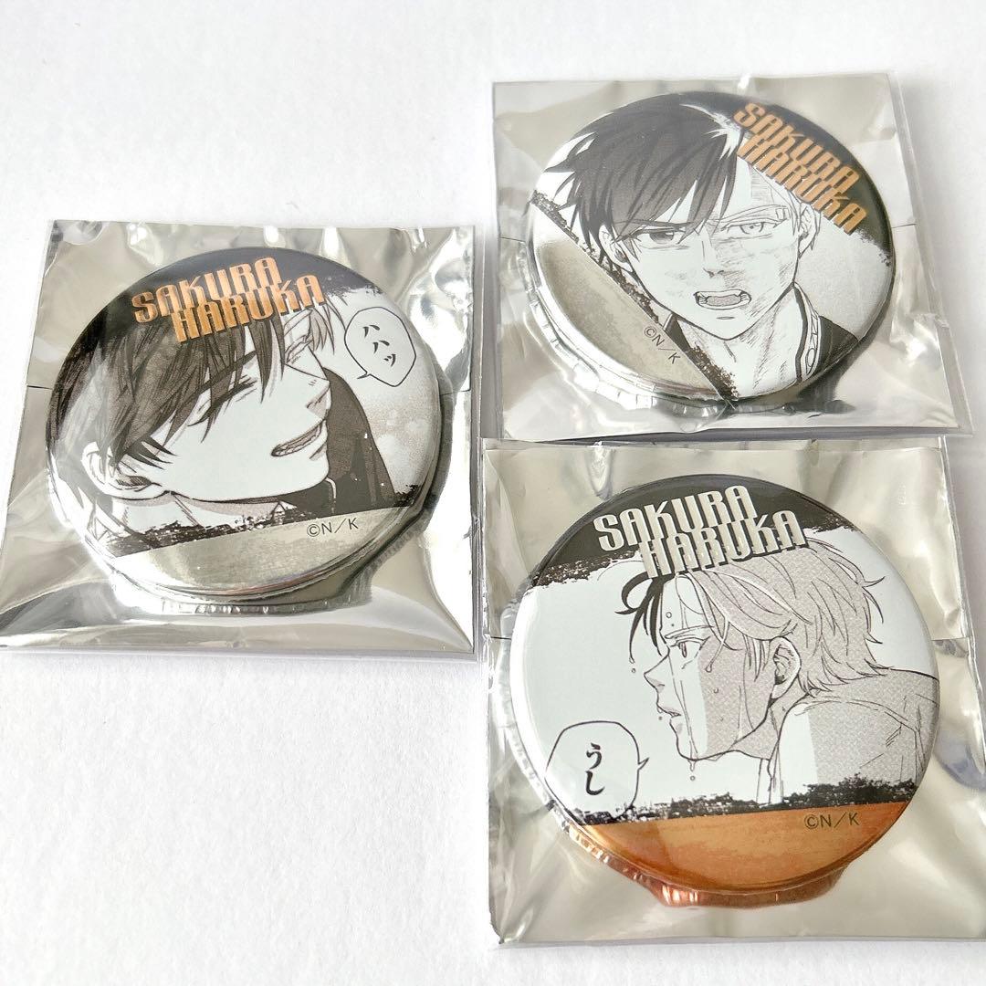 004 桜遥 WIND BREAKER ジュエリー缶バッジ 原作絵 - メルカリ