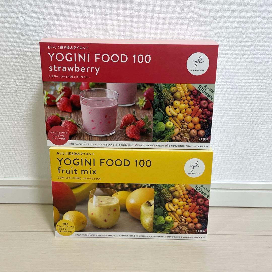 YOGINI FOOD 100 ストロベリー・フルーツミックス　全39袋✨