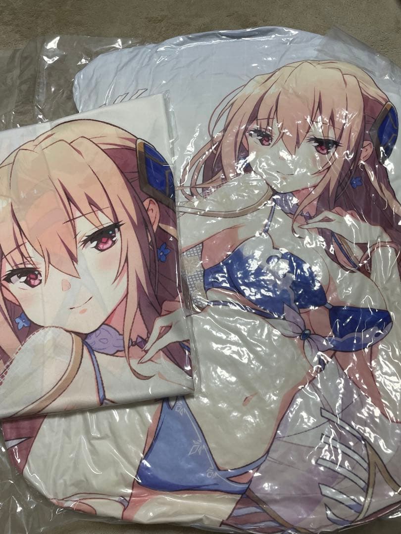 C106 会場限定　ヘブバン 白河ユイナ　ゲーミングクッション シーツ セット