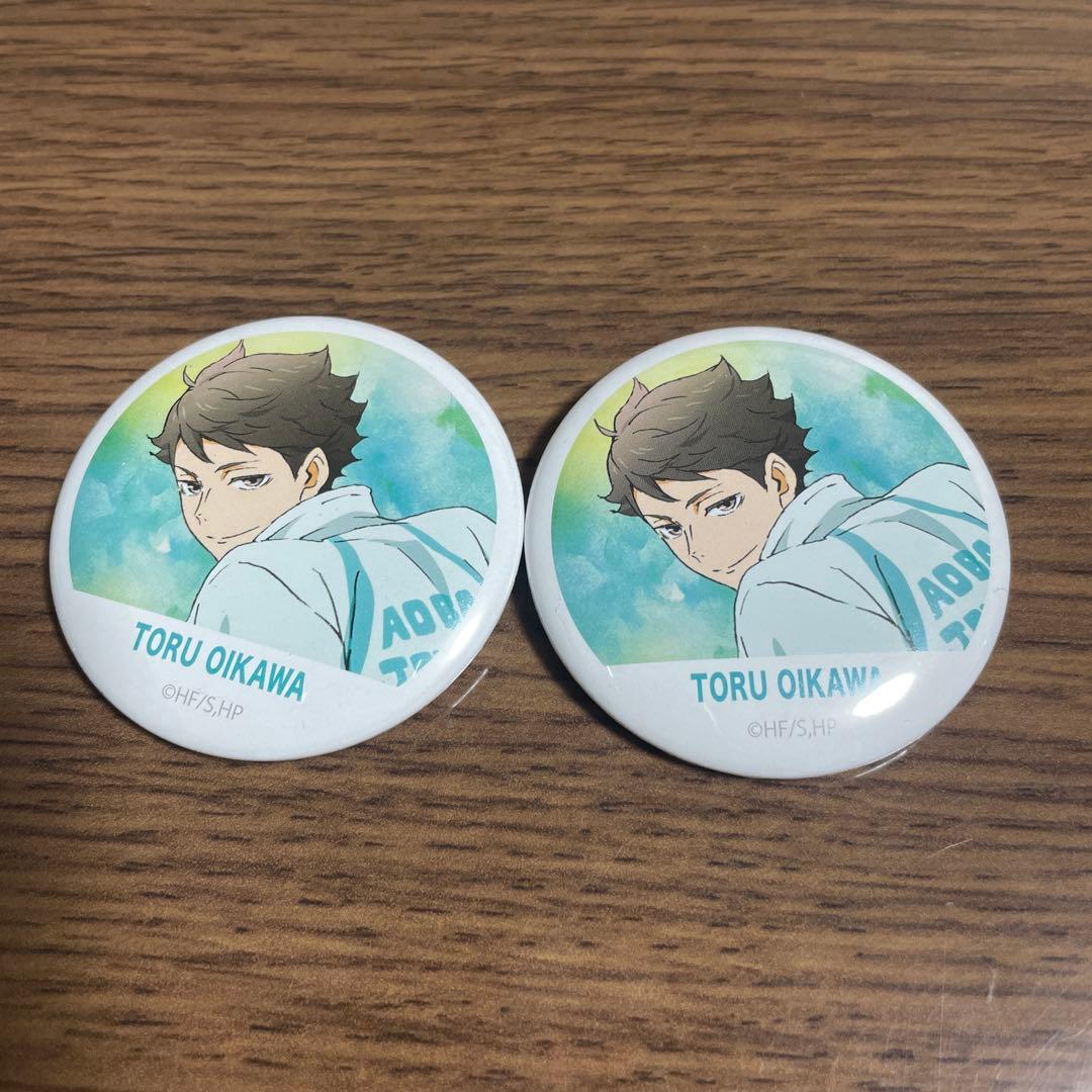 ハイキュー 横断幕 缶バッジコレクション 及川徹 2点 - メルカリ