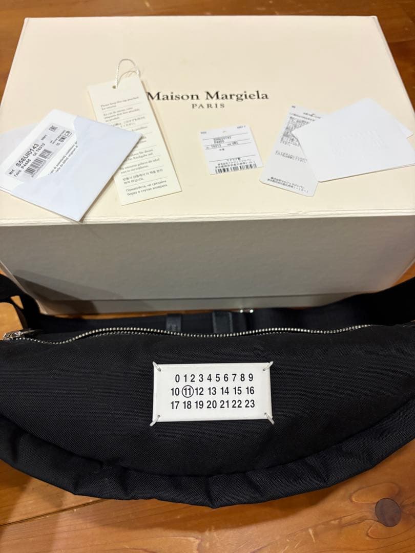 中古Maison Margiela グラムスラム スポーツベルトバッグ ブラック