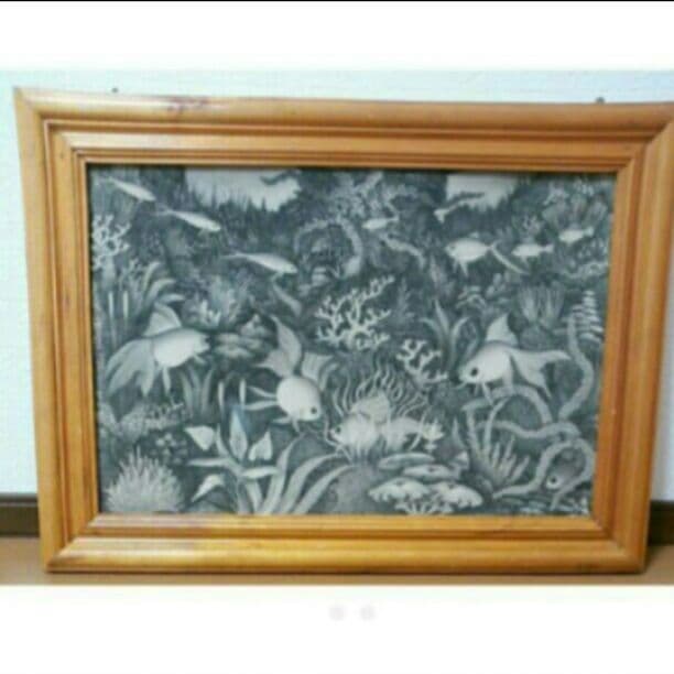 水彩画 自然 風景画 魚 海 絵画 インテリア アジアン モノクロ バリ 壁飾り 楽天市場】絵画 海 インテリア （椰子の木とサンセットビーチ 139×69cm