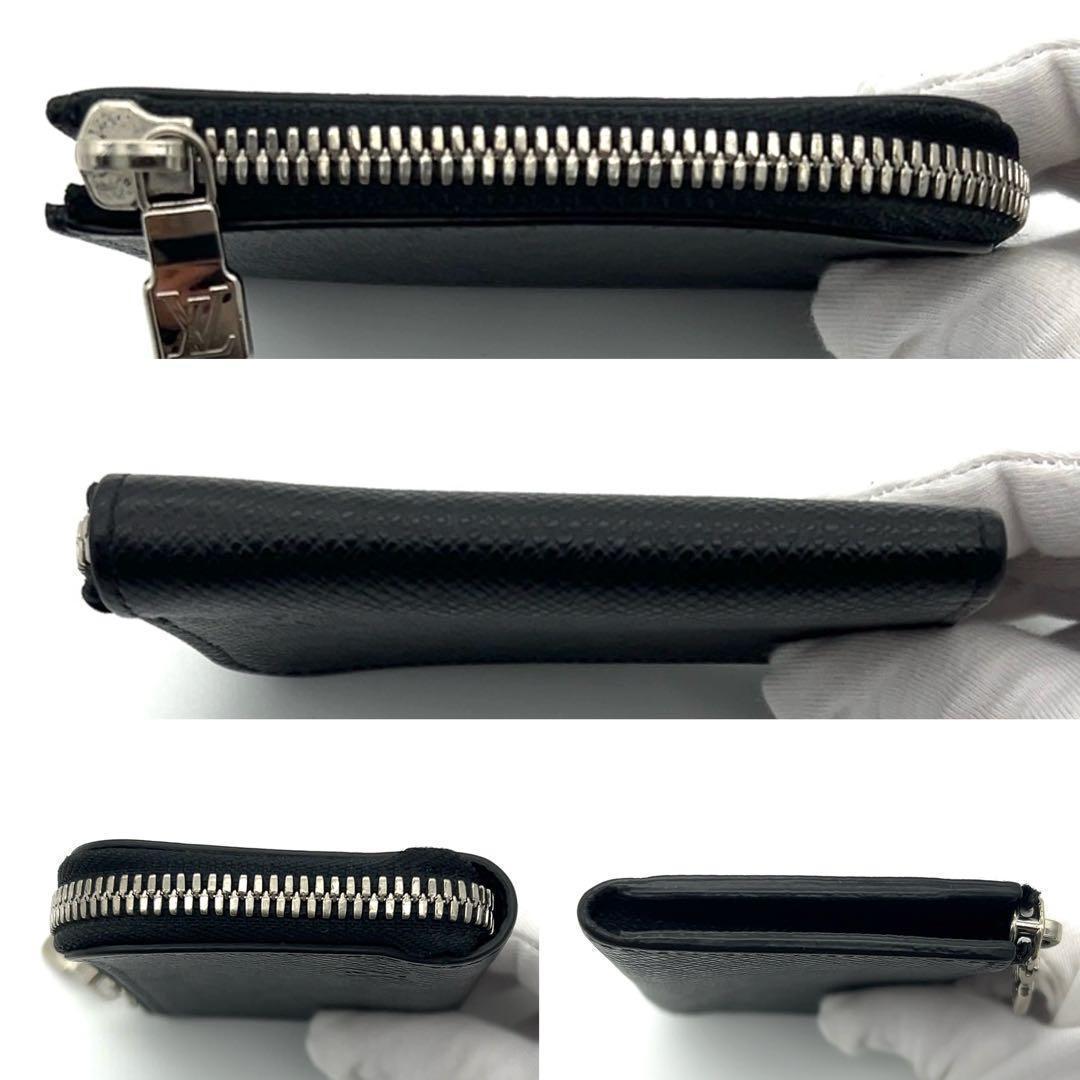 極美品】ルイヴィトン タイガ ポルトモネジュール コインケース 黒