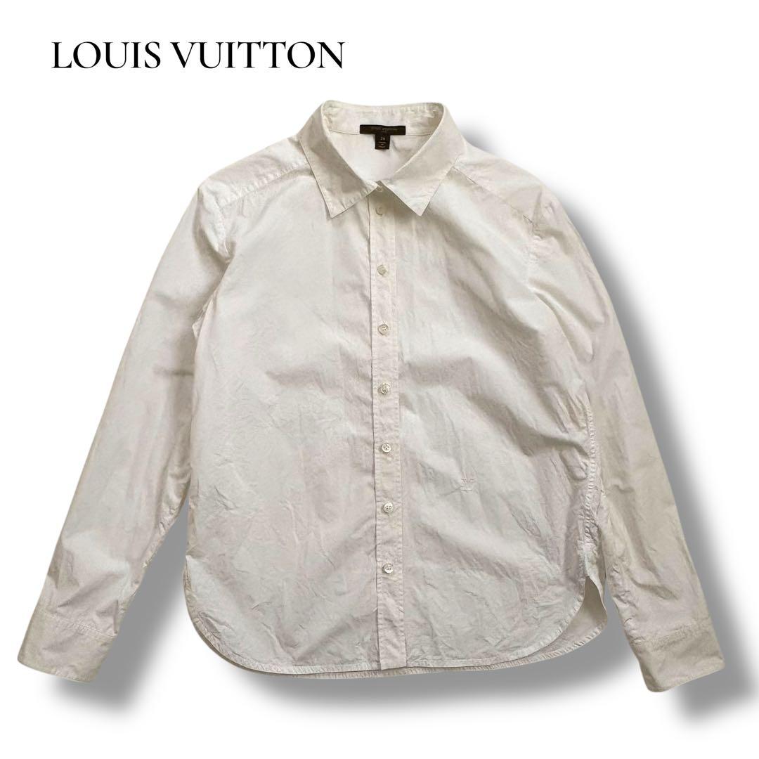 LOUIS VUITTON 長袖シャツ 38 ホワイト ロゴ刺繍 LOUIS VUITTON 長袖シャツ 38 ホワイト ロゴ刺繍 楽天市場】LOUIS