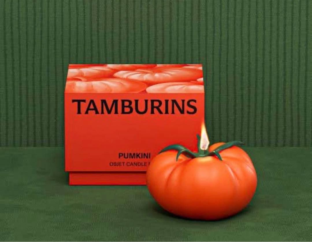 日本限定タンバリンズパンプキニキャンドル パンプキンキャンドル